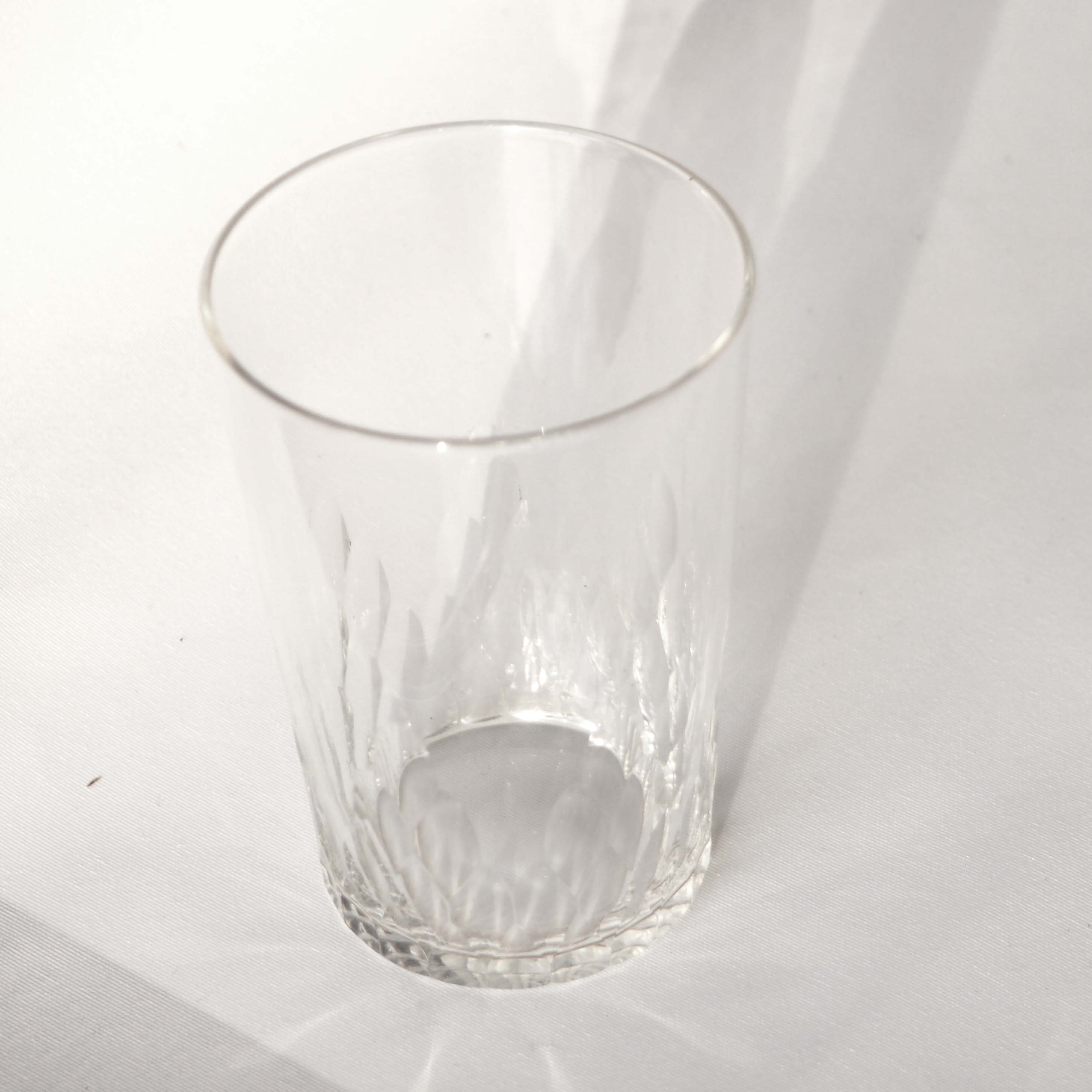 Set of 8 Baccarat crystal glasses