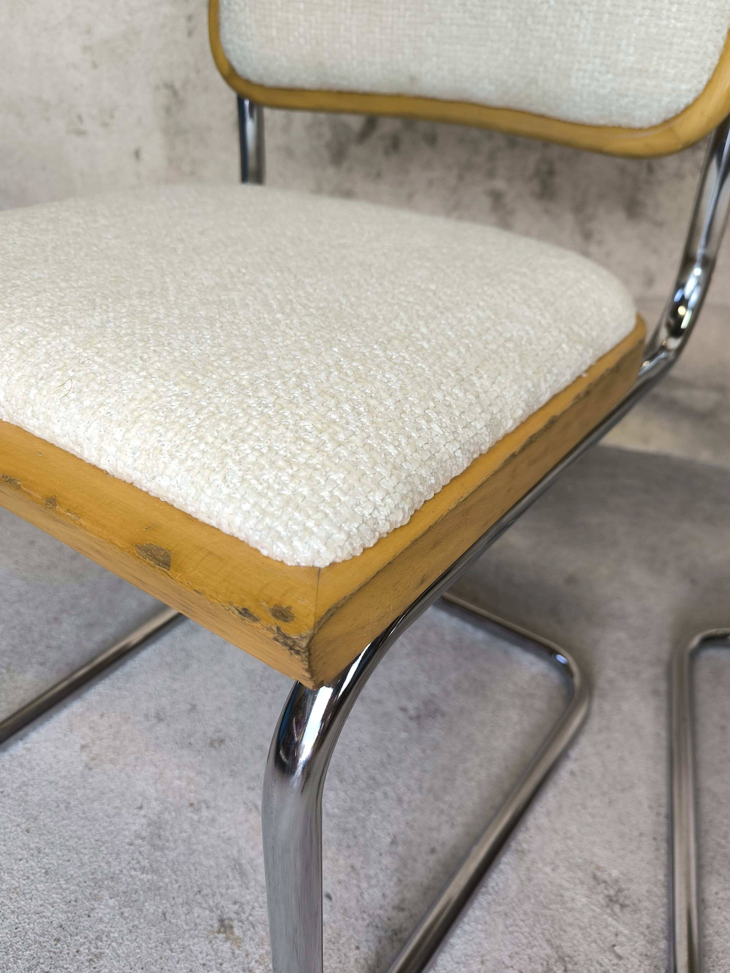 Vintage Breuer Cesca chair pair