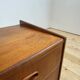 Danish teak bedside table, 1960s