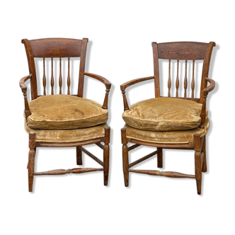 Pair of Provencal armchairs