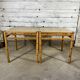 Pair of bamboo dining table with formica top