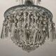 Murano Glass Crystal Light Pendant 1950’s