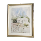 Watercolour by Fr. Hennequet - Reunion Island