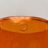 Vintage glass vase by Hysteria, 1980s.