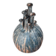 Large Fireplace Vase Studio in Brutalist Mid-Century Ceramic by Gerhard Liebenthron, 1974