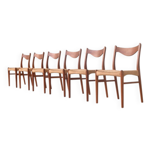 Ensemble de six chaises