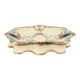 Antique French Majolica Earthenware Asparagus Plate, 19th Century