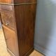 Directoire bedside table in mahogany and brass