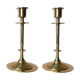 Vintage brass candle holders from Grillby Metallfabrik, set of 2