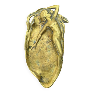 Vide poche Art nouveau - bronze