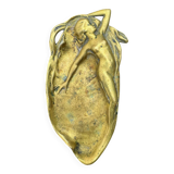 Art Nouveau bronze catchall