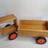 Vintage pulling truck, sleek design 70s-80s
