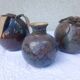 Atelier Freiling 3x round vase for small bouquet in stoneware Autumn ambiance