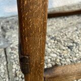 Industrial wooden stool