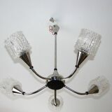 Brass chandelier, Modern 1970s