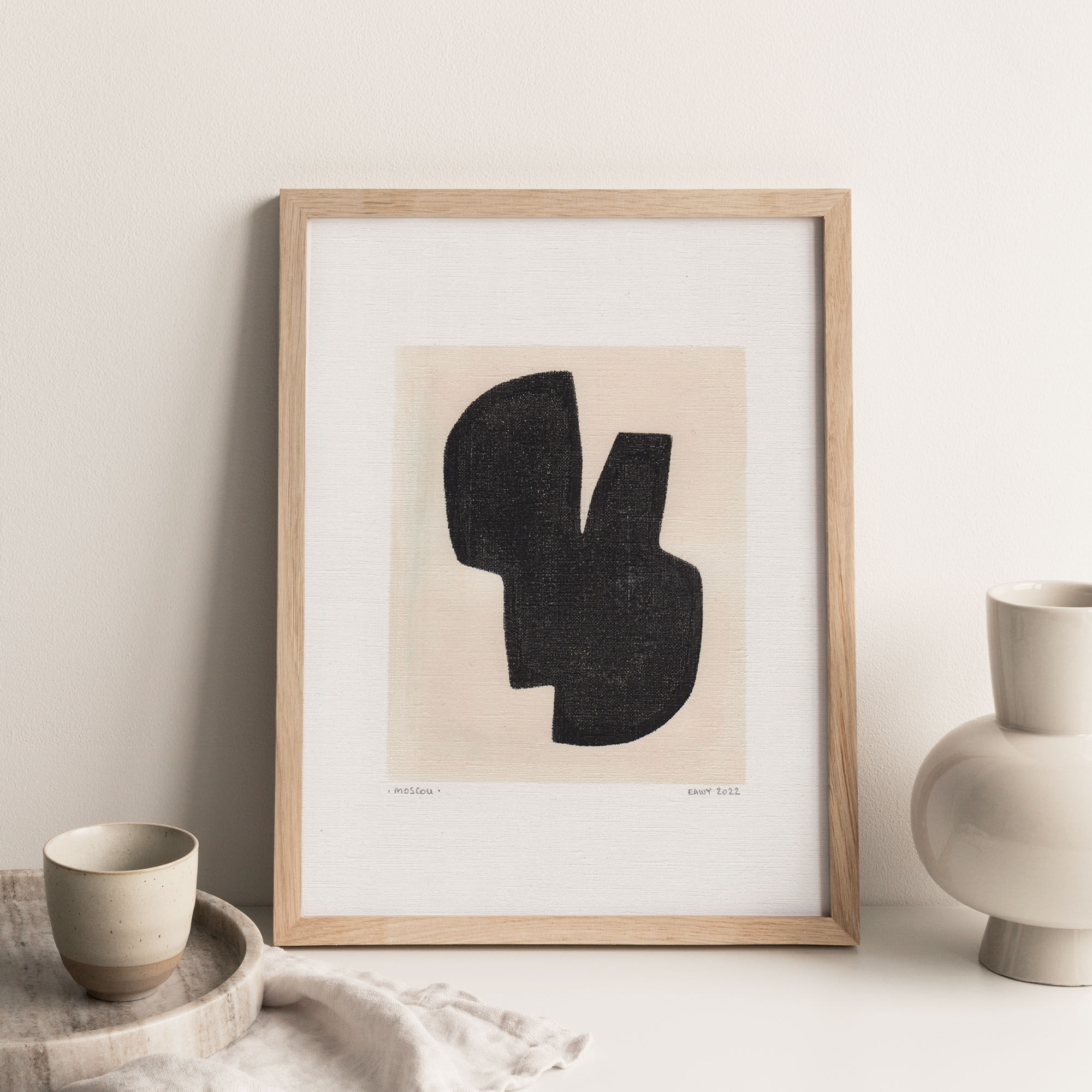 Peinture originale sur papier • M558 • Signée Eawy