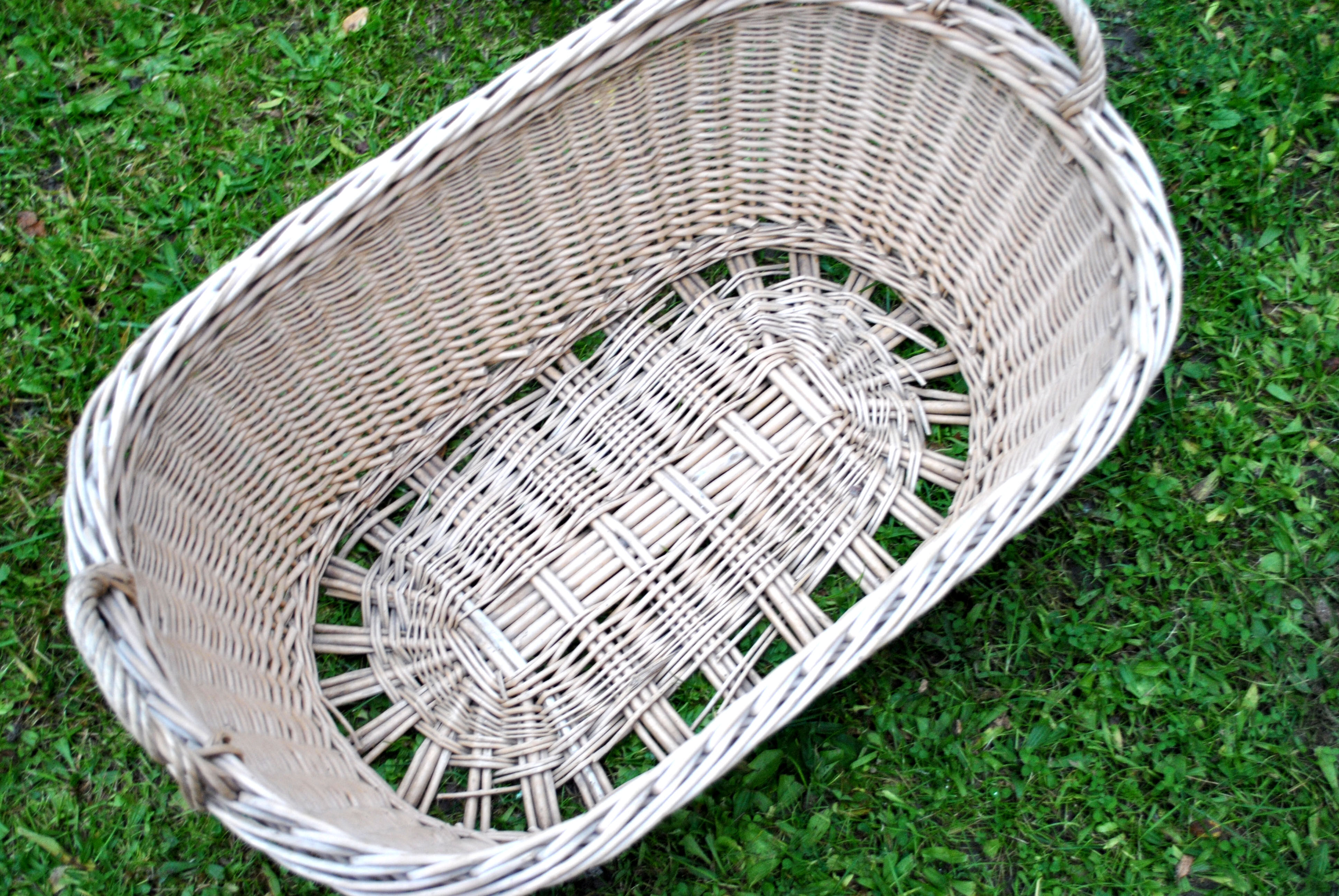 Antique wicker basket