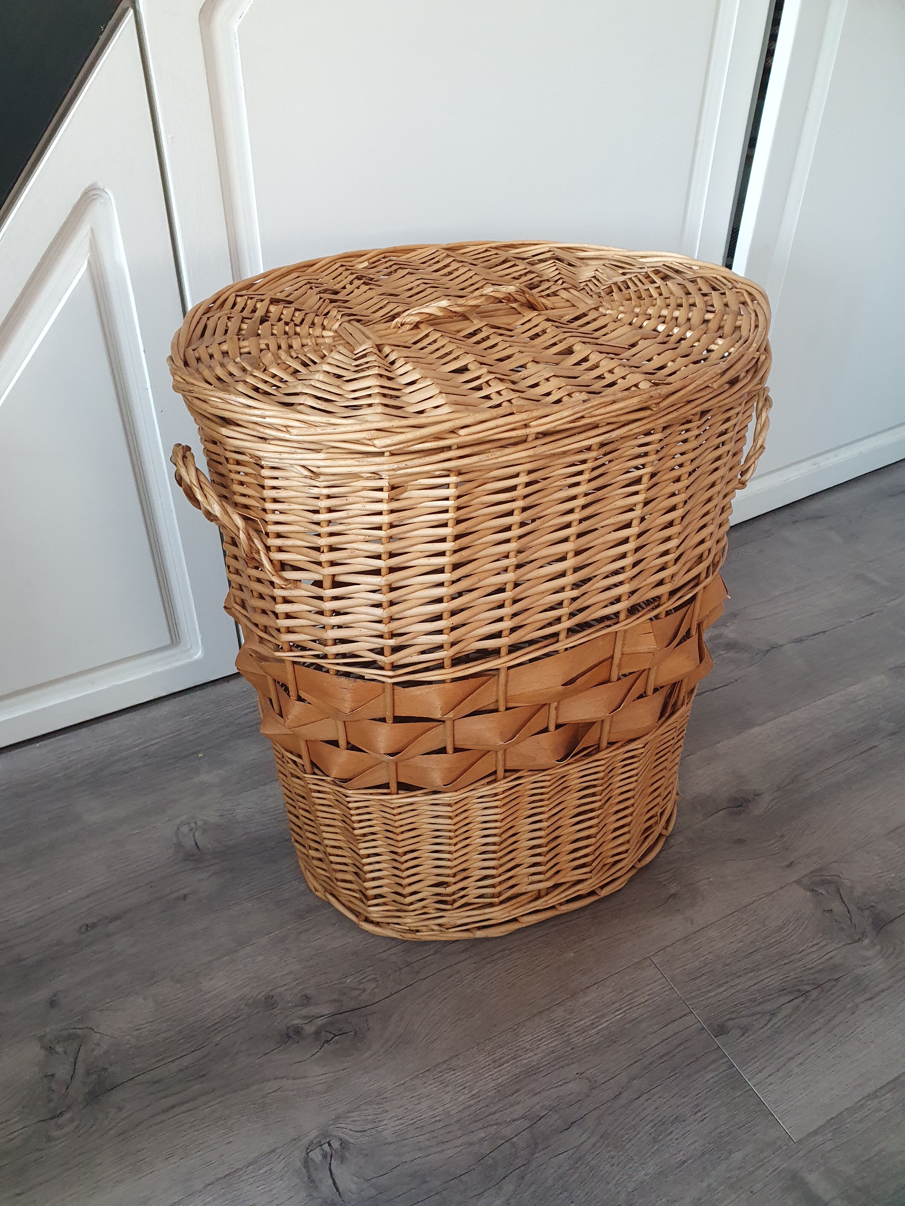 Rattan basket wicker woven