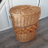Rattan basket wicker woven