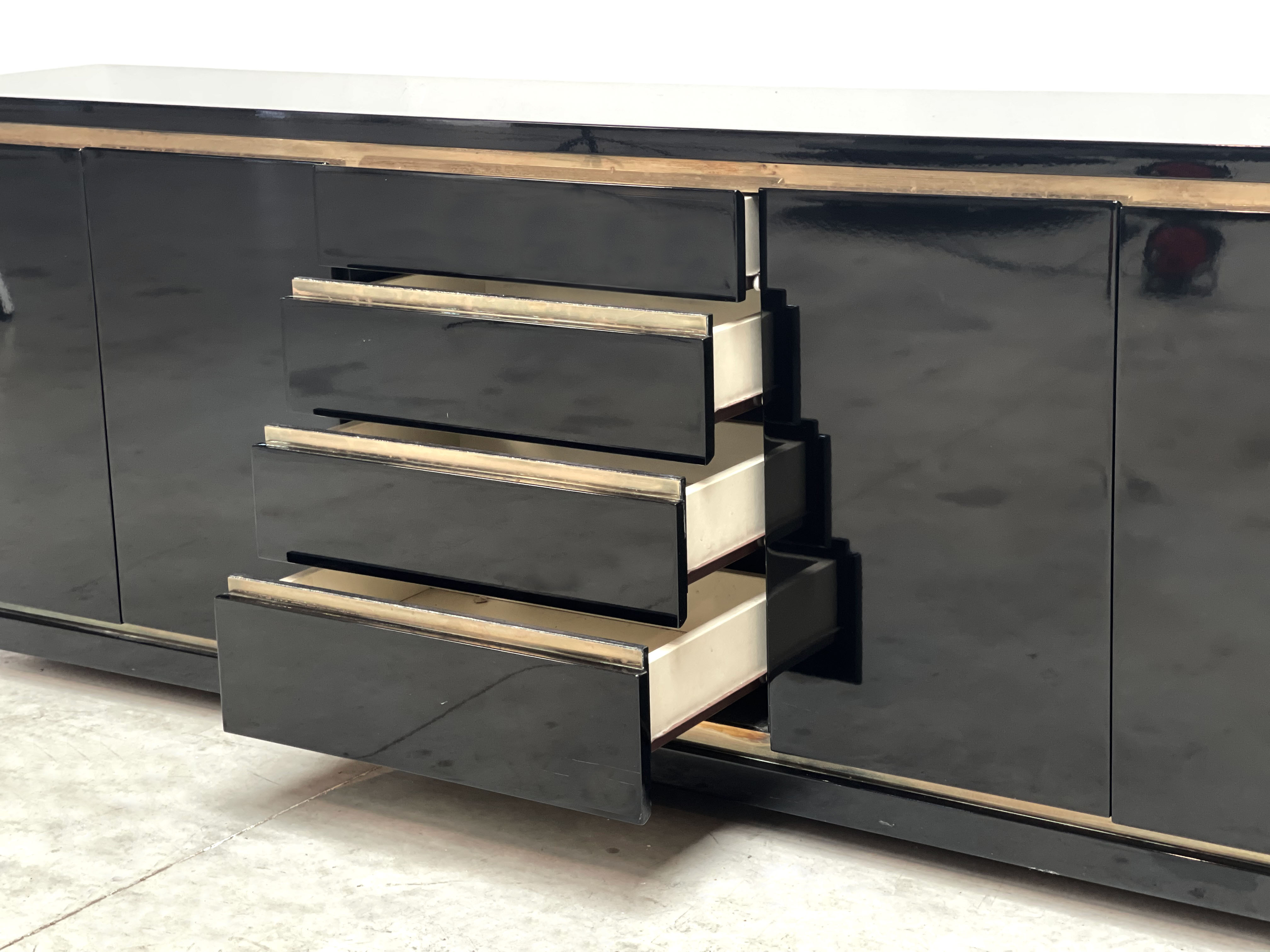 Lacquered credenza, 1970s