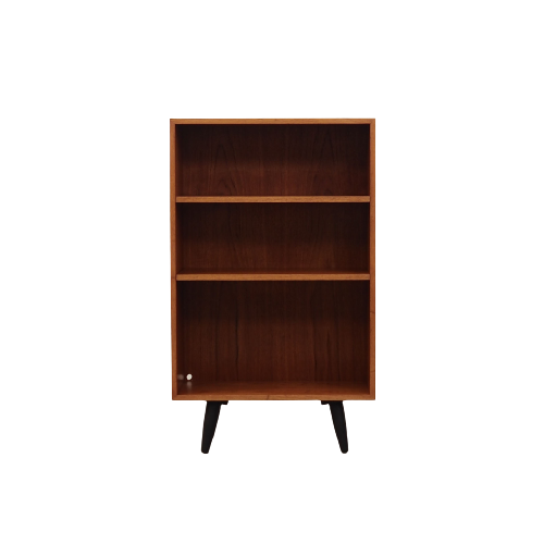 Teak bookcase, Danish design, 70's, production: Denmark