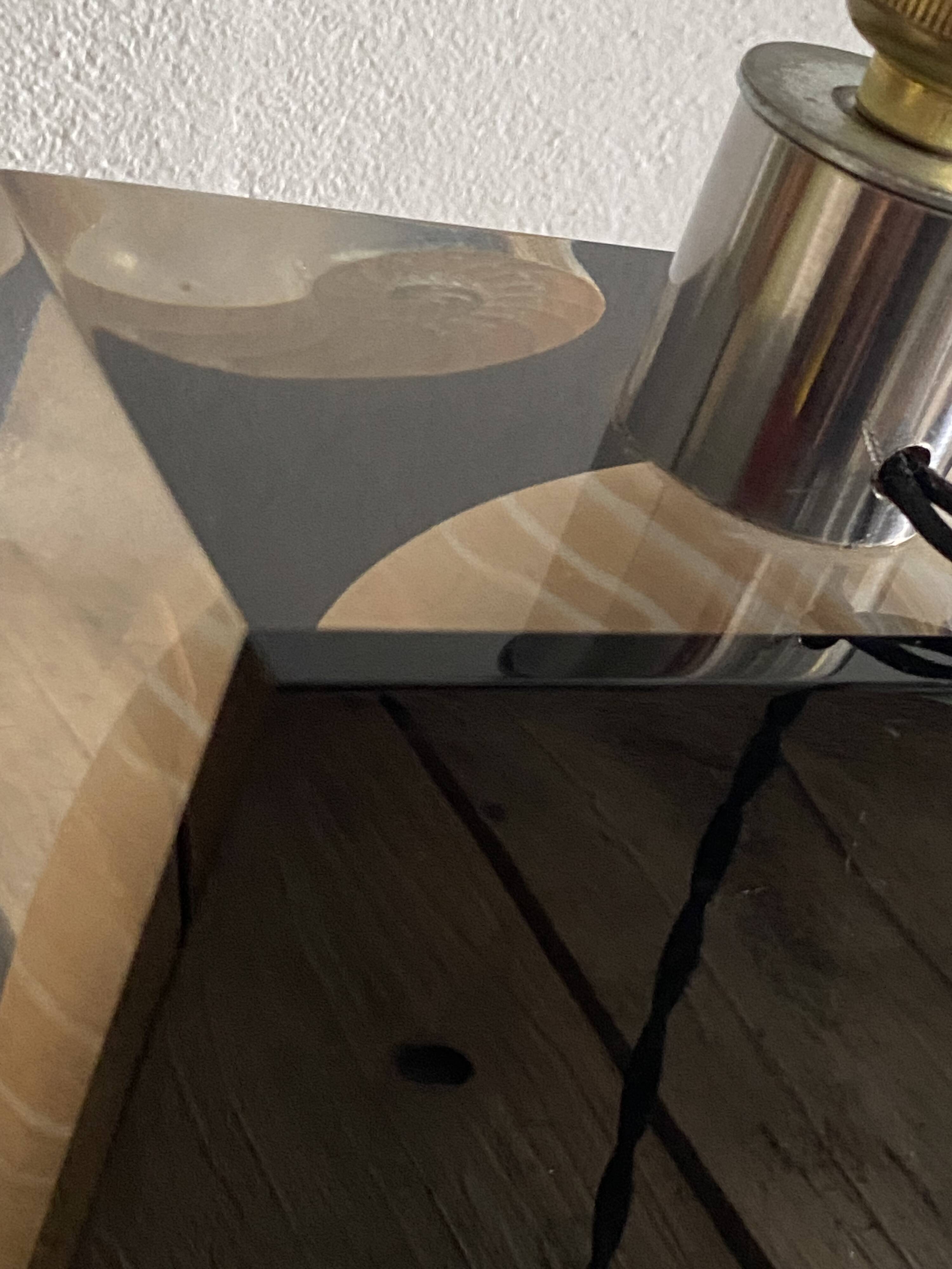 1970s lamp base, 2M fabric cable