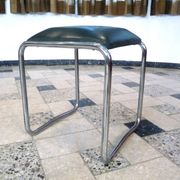 Bauhaus style tubular steel stool from Mauser Werke, Germany 1930s