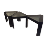 Set of three modular tables Cassina 1970
