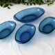Set de 4 coupelles bleues type Vereco