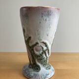 Ceramic vase, signed