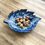Vallauris blue ceramic sheet dish