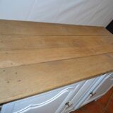 Double door skated oak buffet