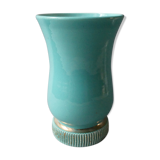 Art Deco ceramic cornet vase