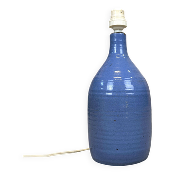 Vintage blue ceramic lamp