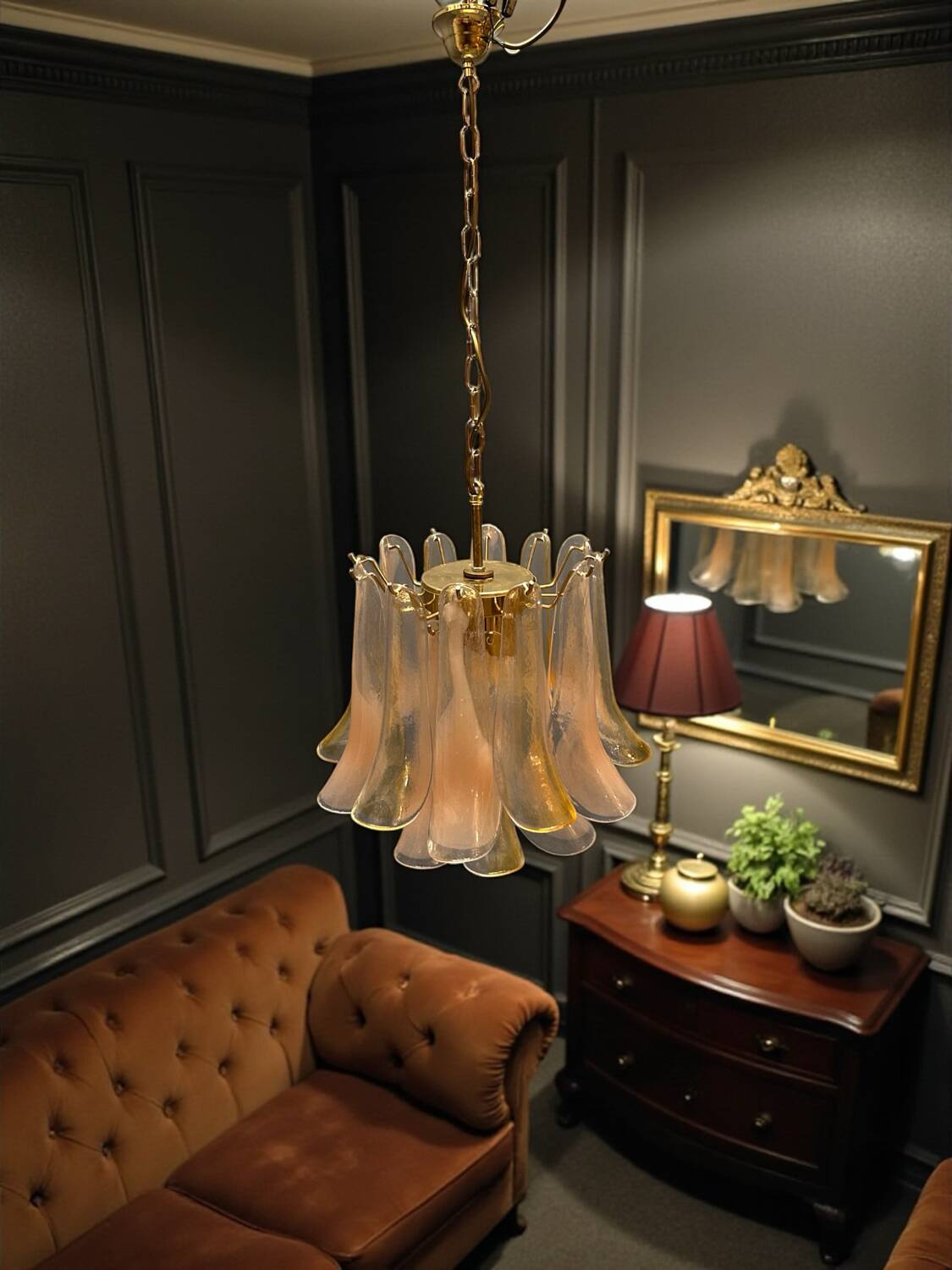 Murano Glass Petals Chandelier by La Murrina, 1980s, Italy