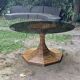 Vivai del Sud rattan bamboo table from the 70s