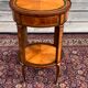Salon Table In Marquetry Style Transition Period 19th