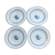 4 vintage hollow plates Sarreguemines Arlette service
