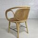 Fauteuil en rotin et cannage