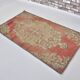 Tapis Oushak rouge et beige sku 2489