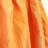 Ceiling lamp made of satin fabric and crystals, Spain, 1940