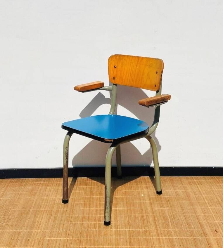 Tubax school chair. vintage 60s / 70s