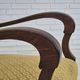 1950s, Danish design, armchair in original condition, furniture cotton/ wool fabric.