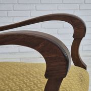 1950s, Danish design, armchair in original condition, furniture cotton/ wool fabric.