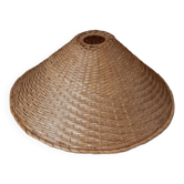 Wicker hanging lamp