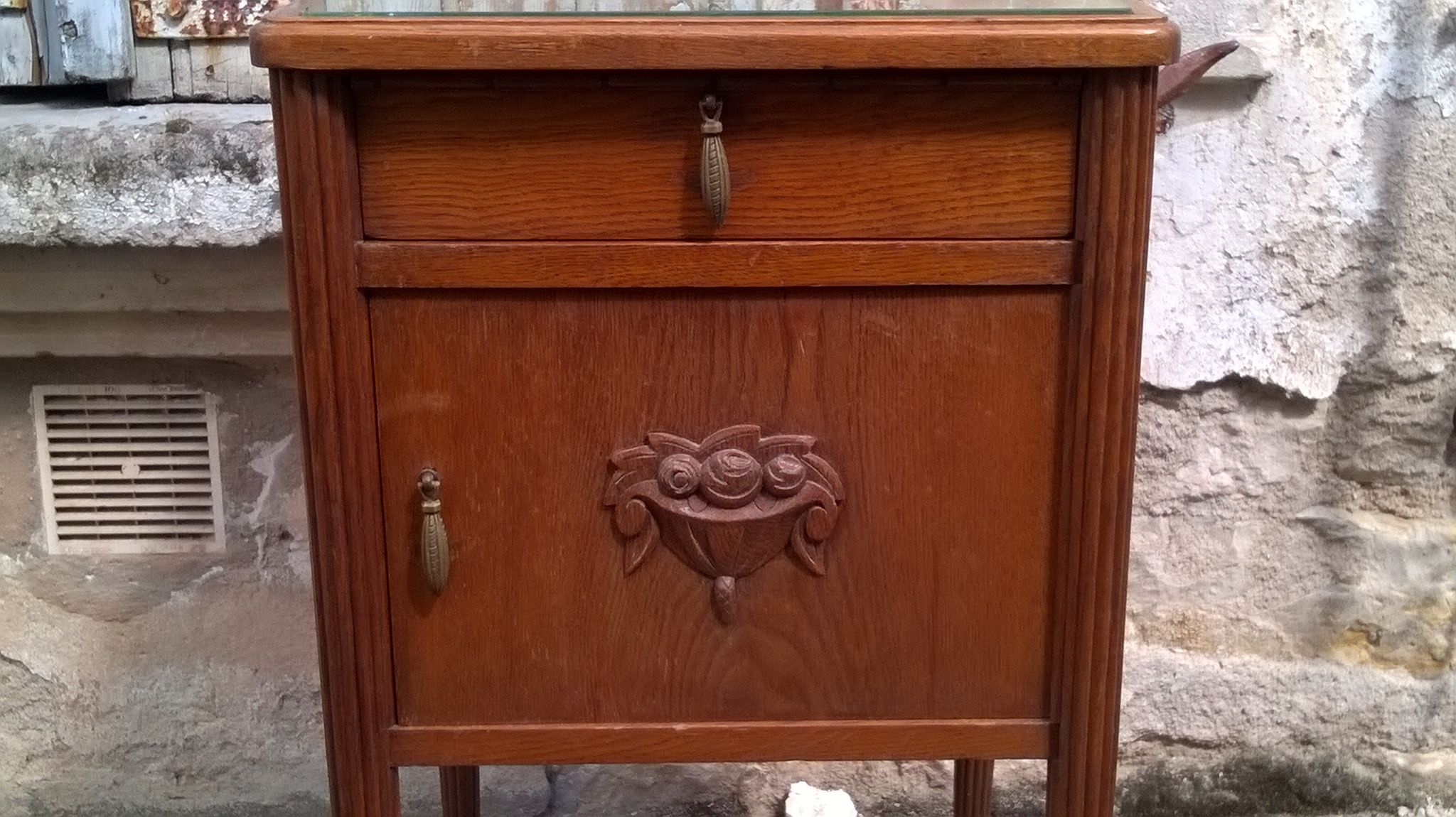 Art deco bedside table