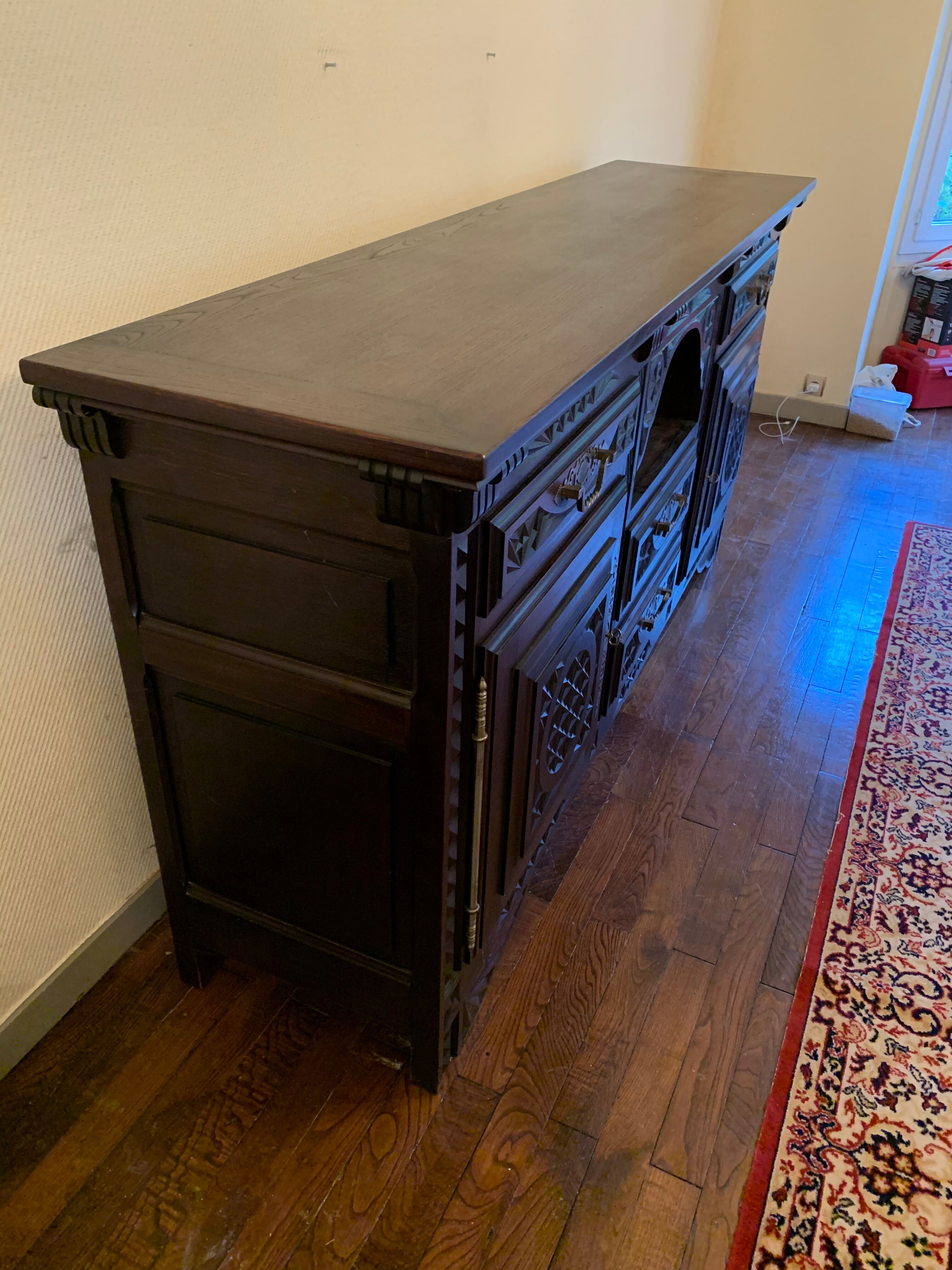 Enfilade scuplté