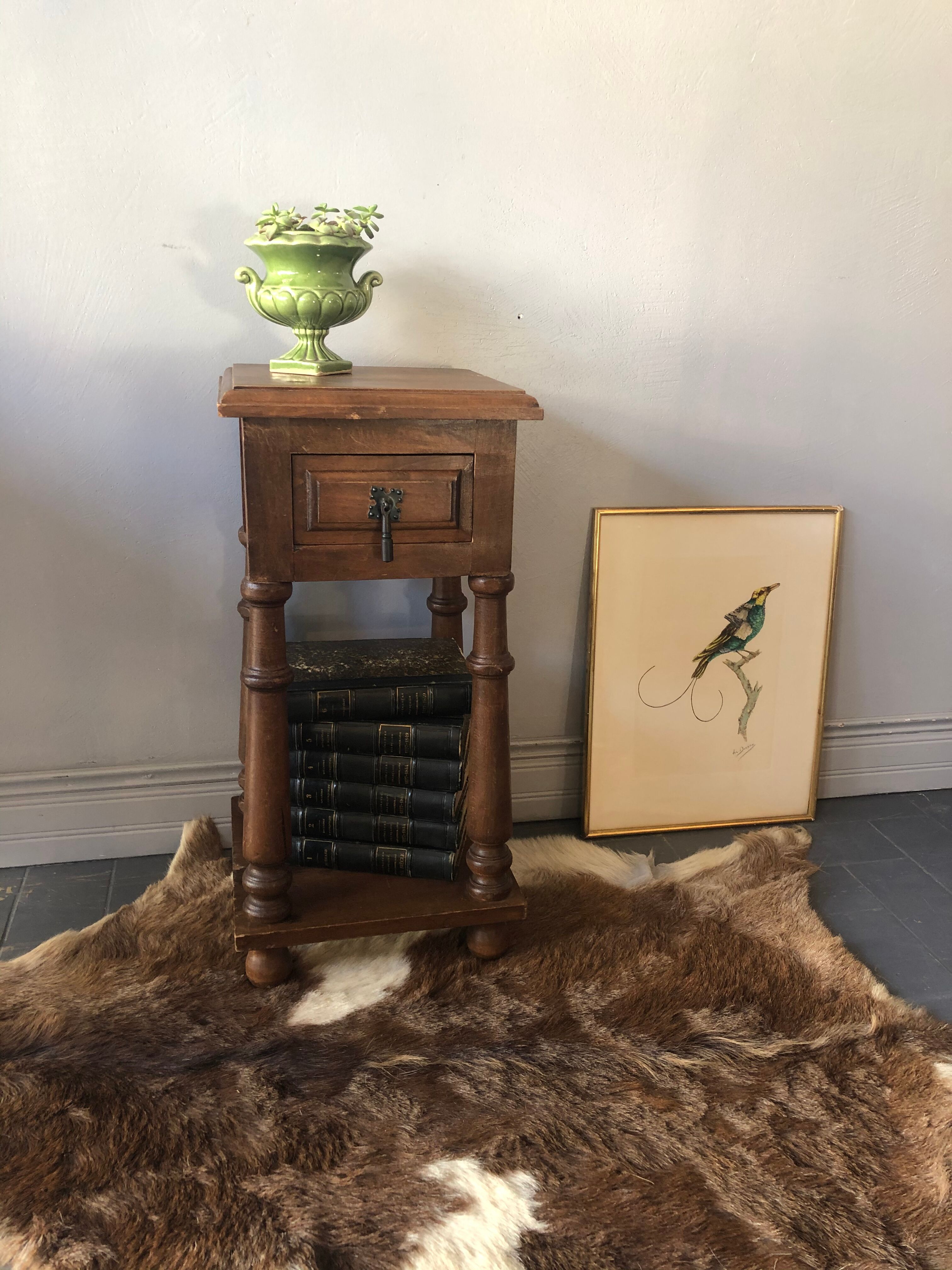 Old bedside table