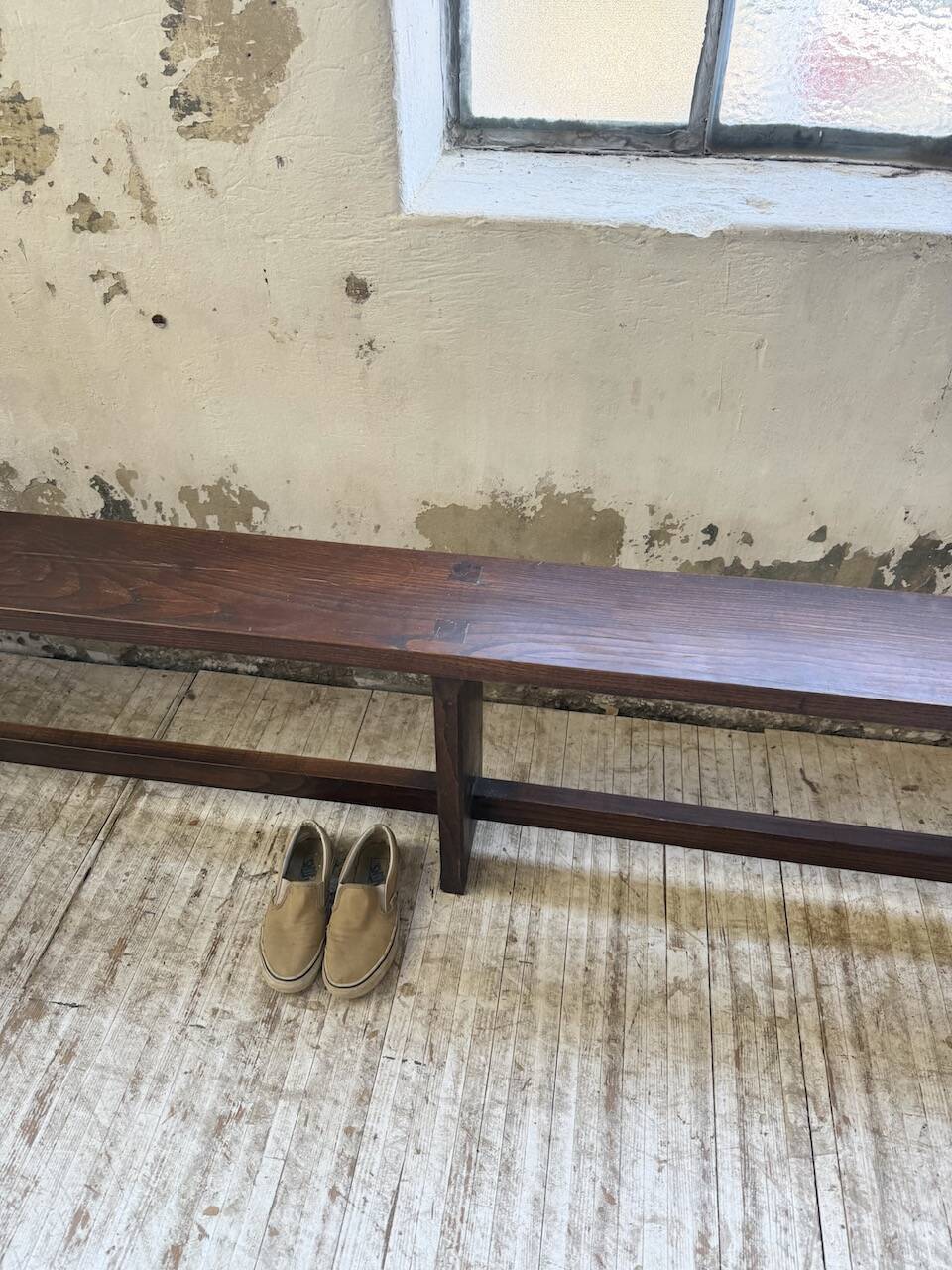 Oak bench 260 cm (2 available)