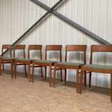 Kai Kristiansen Danish Teak Dining Chair K.S. Mobler Set of 6